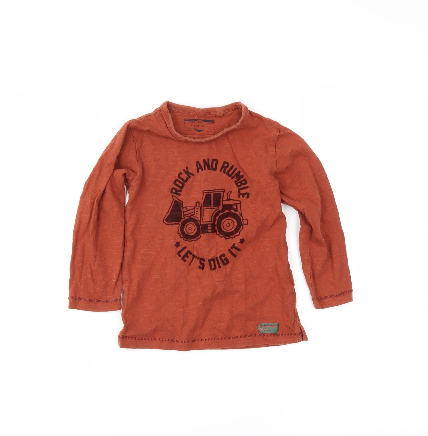 NEXT Boys Brown   Basic T-Shirt Size 2-3 Years