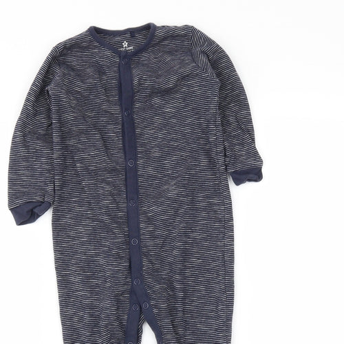 NEXT Baby Blue Striped  Babygrow One-Piece Size 12-18 Months