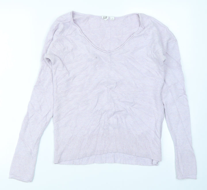 Gap Womens Purple Knit Pullover Jumper Size XS