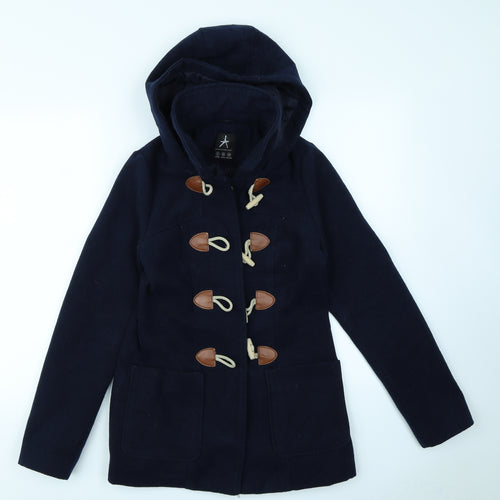 Atmosphere Womens Blue   Overcoat Coat Size 8