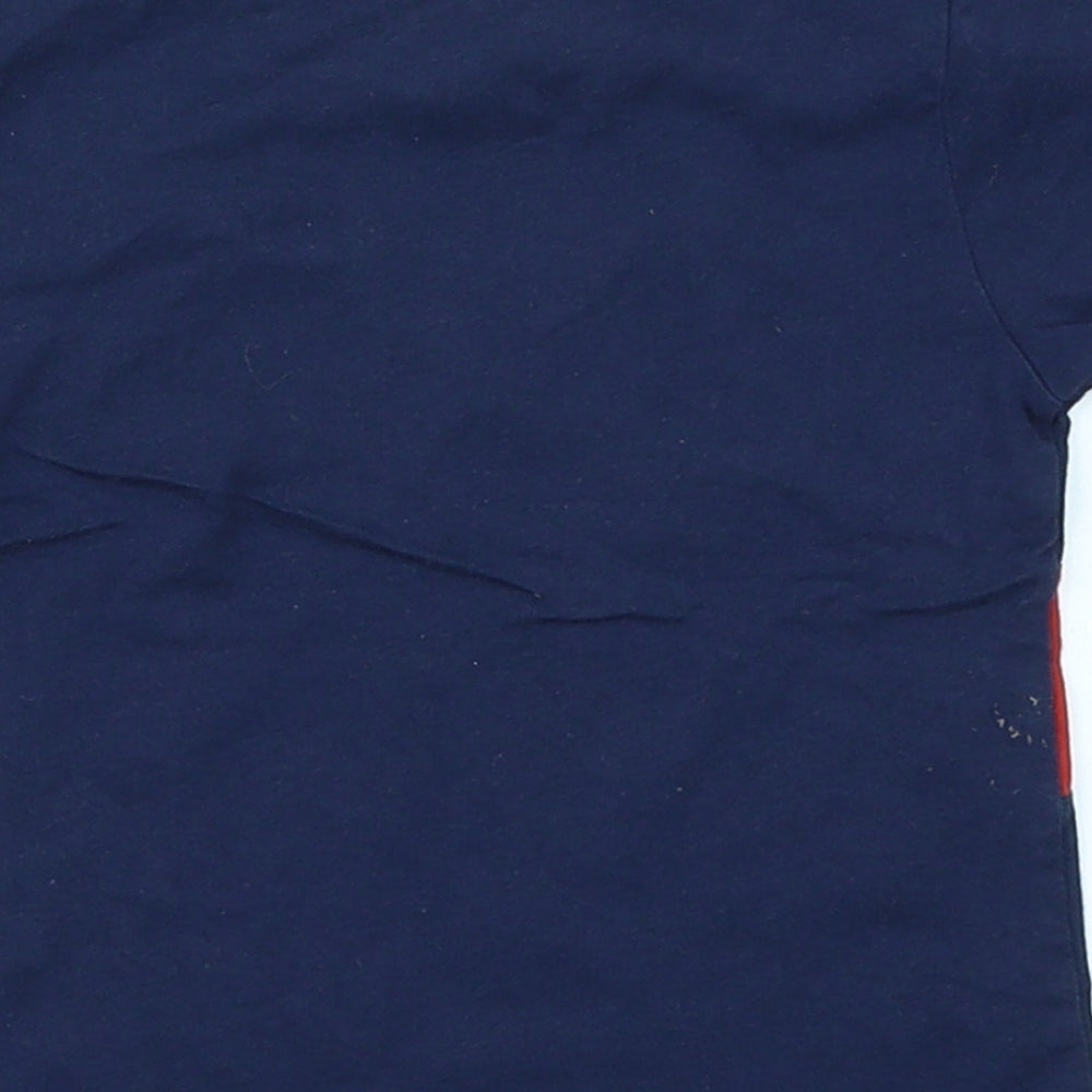River Island Baby Blue Colourblock  Basic T-Shirt Size 9-12 Months