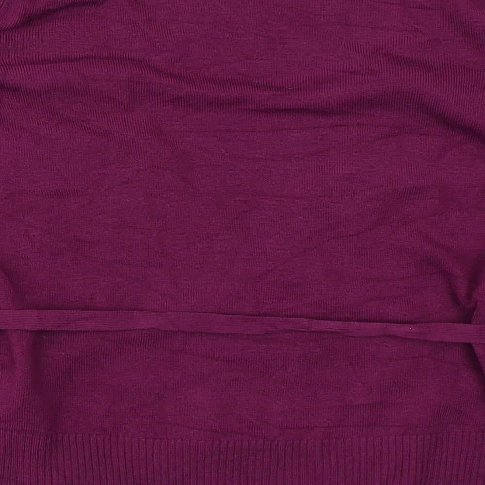 Marks and spencer  Womens Purple   Wrap Jumper Size 16
