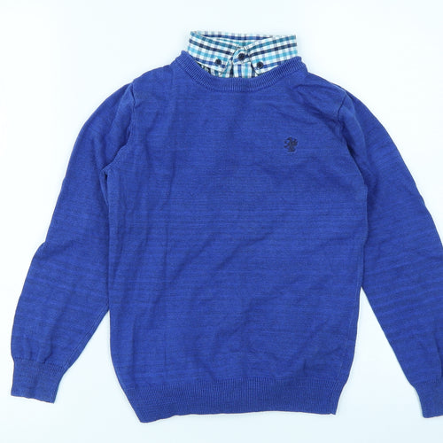 NEXT Boys Blue   Pullover Jumper Size 9 Years
