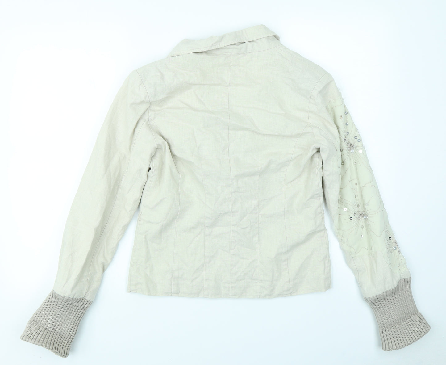 VILA Womens Beige   Jacket Blazer Size M
