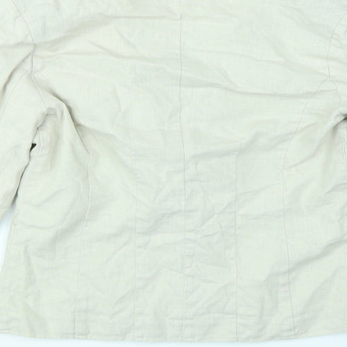 VILA Womens Beige   Jacket Blazer Size M