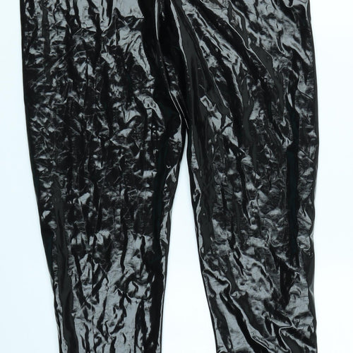 Rebellious Womens Black   Trousers  Size 12 L27 in
