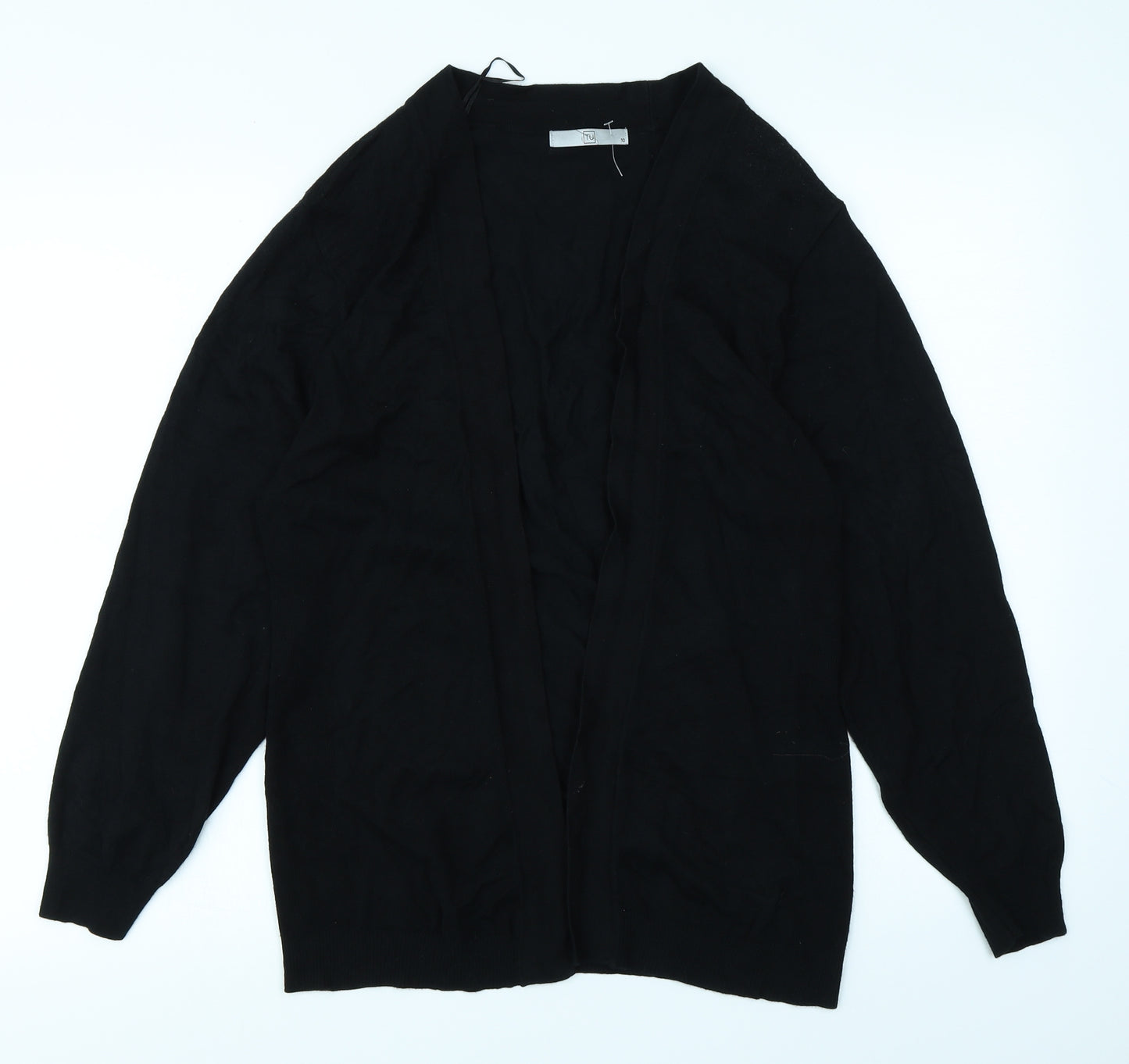 TU Womens Black   Cardigan Jumper Size 10