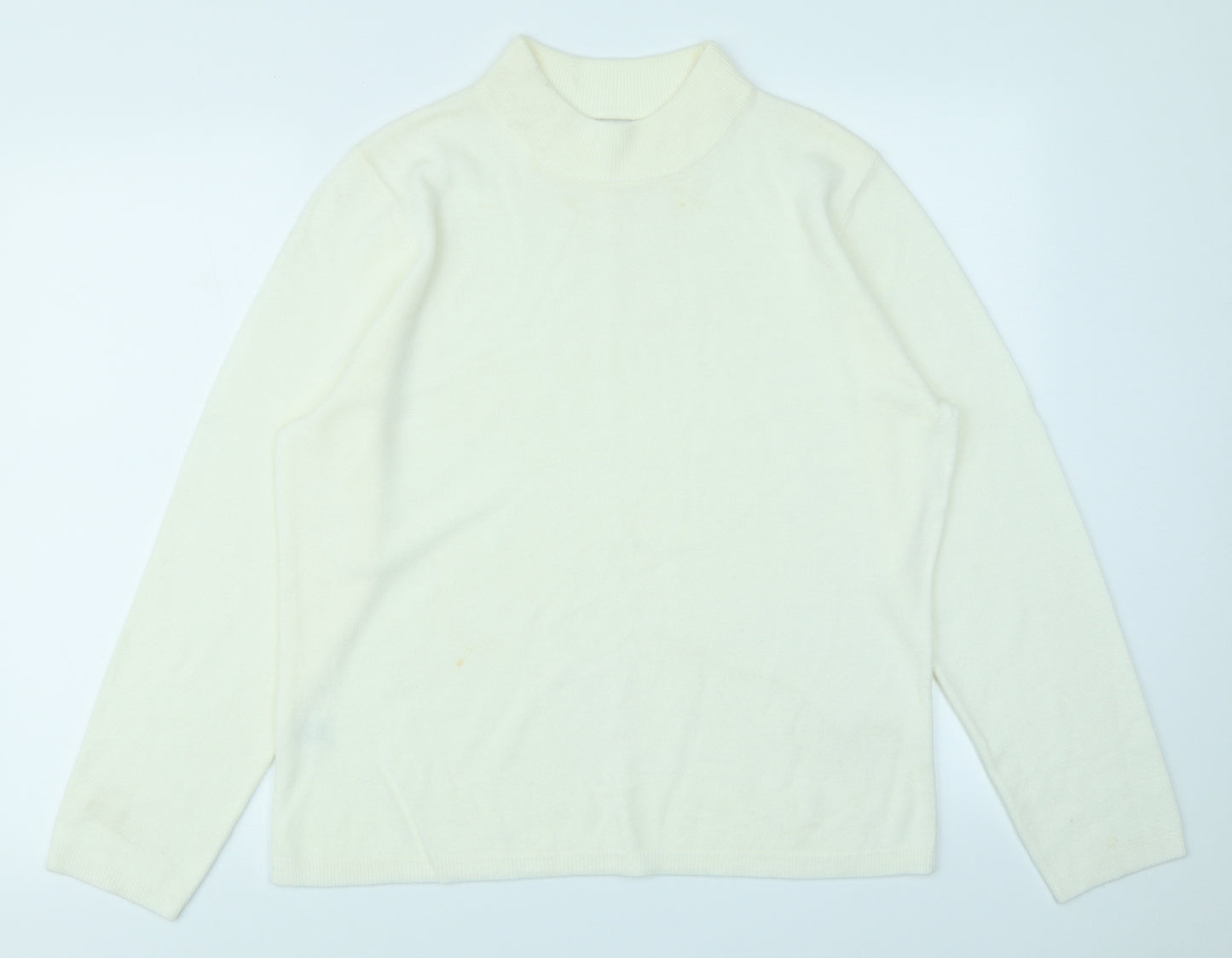 Matalan Womens White   Pullover Jumper Size 20