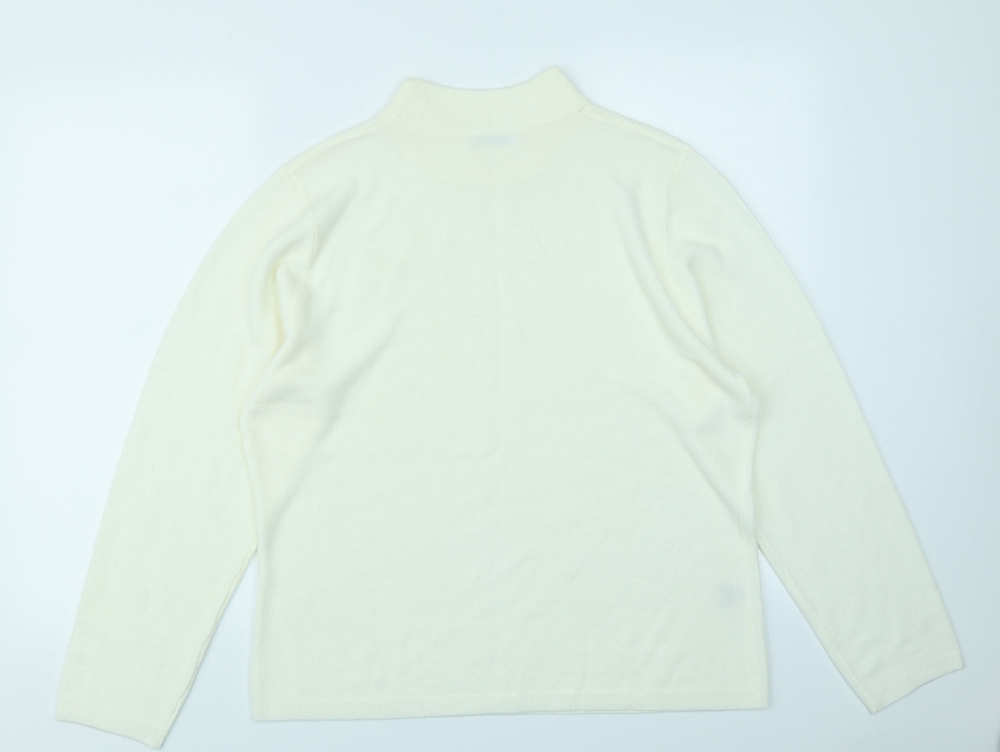 Matalan Womens White   Pullover Jumper Size 20