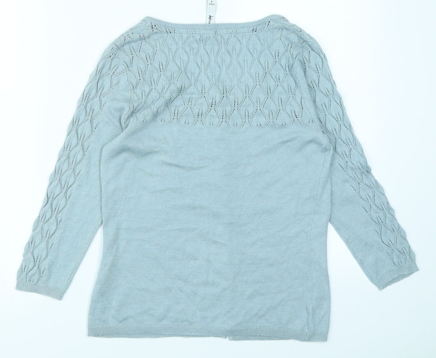 Weird Fish Womens Blue   Cardigan Jumper Size 8