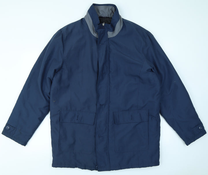 Premier Man Mens Blue   Rain Coat Coat Size M