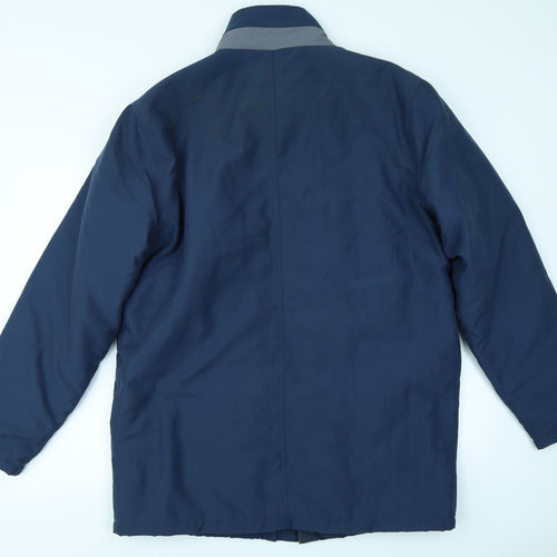 Premier Man Mens Blue   Rain Coat Coat Size M