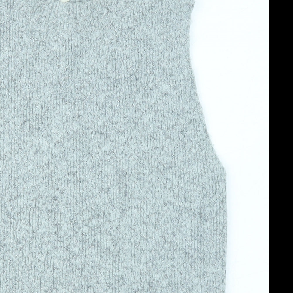 River Island Girls Grey  Knit Basic Tank Size 11-12 Years