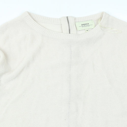 Papaya Womens Pink   Pullover Jumper Size M