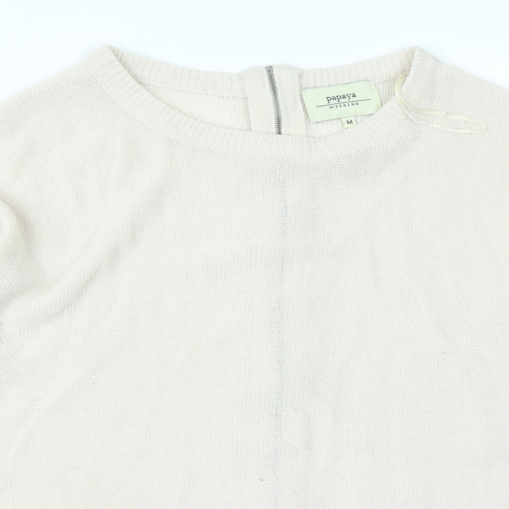Papaya Womens Pink   Pullover Jumper Size M