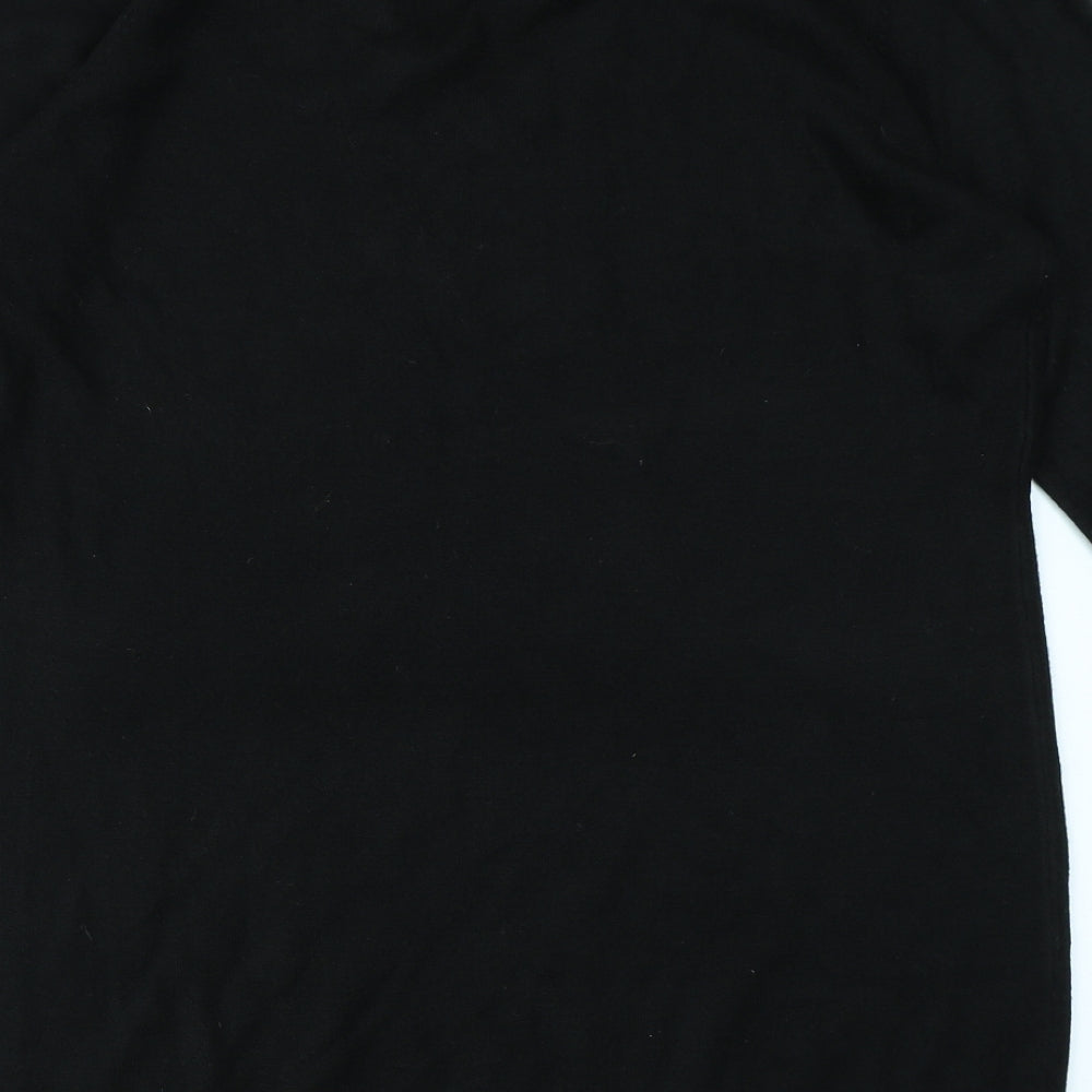 BHS Womens Black  Knit Jumper Dress  Size 18