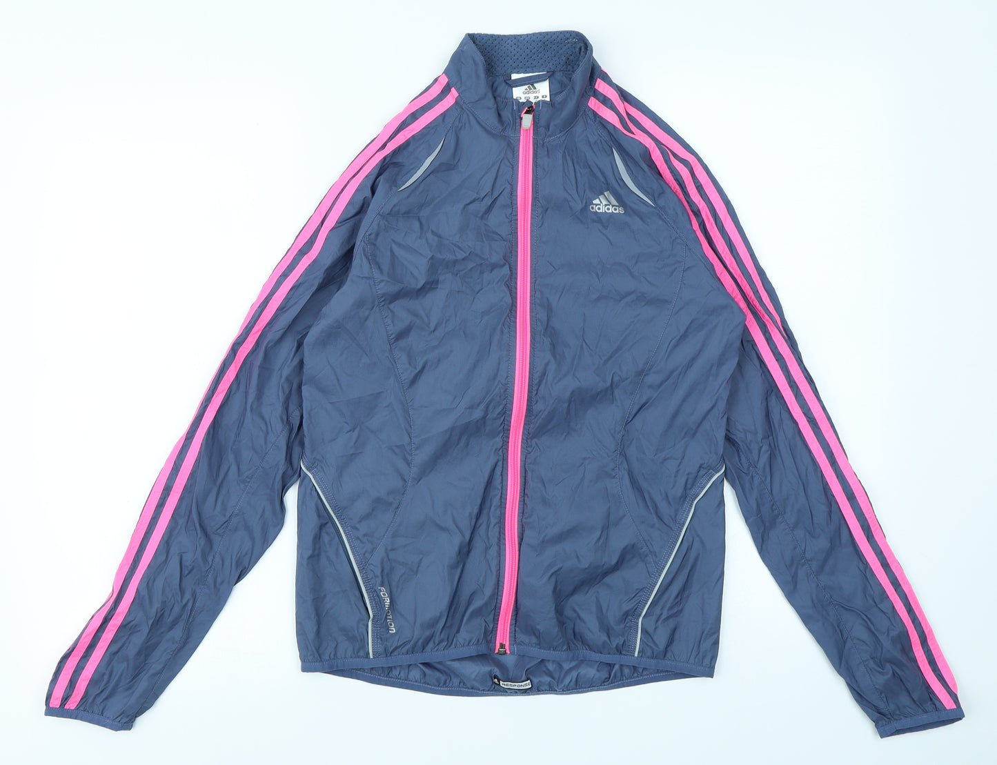 adidas Womens Blue   Windbreaker Jacket Size 10