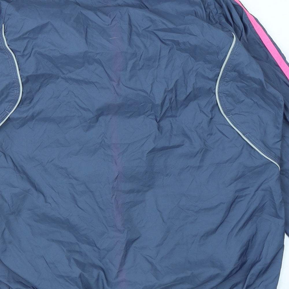 adidas Womens Blue   Windbreaker Jacket Size 10