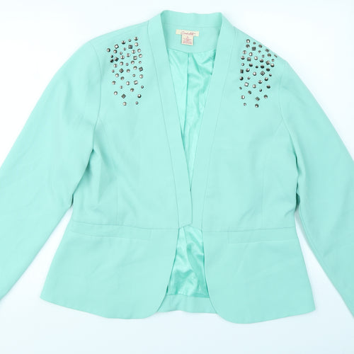 candalite Womens Blue   Jacket Blazer Size XL