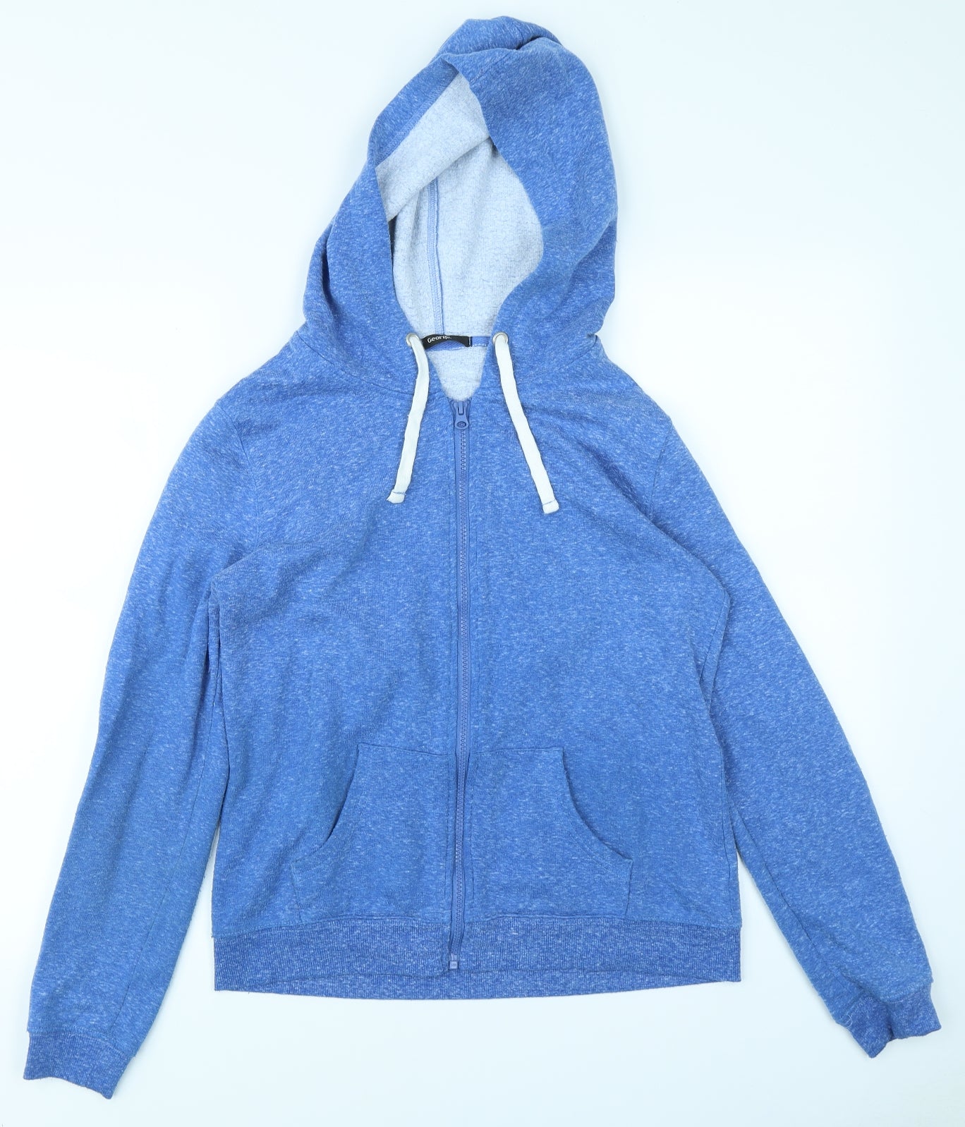 George Womens Blue   Full Zip Hoodie Size 12