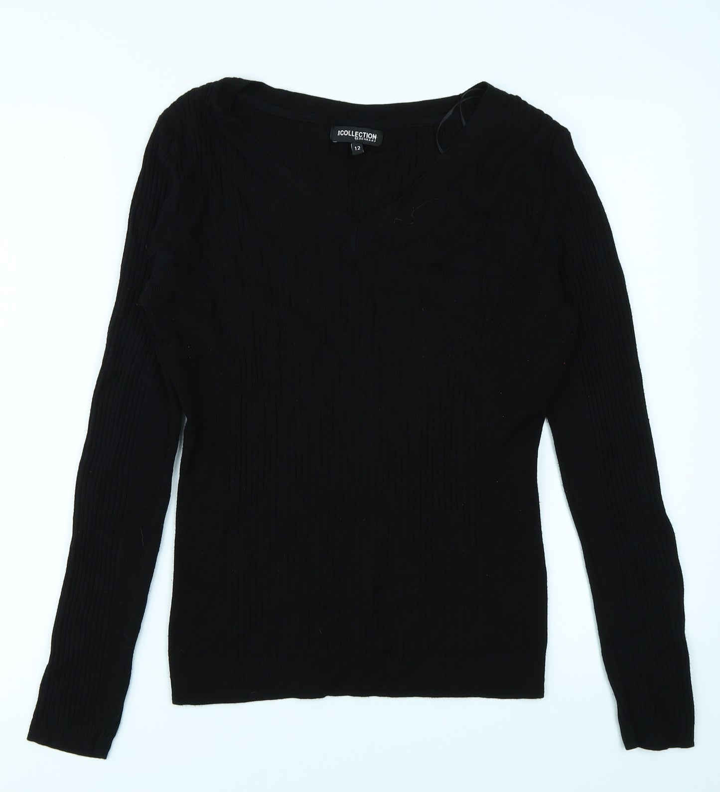 The Collection Womens Black   Pullover Jumper Size 12