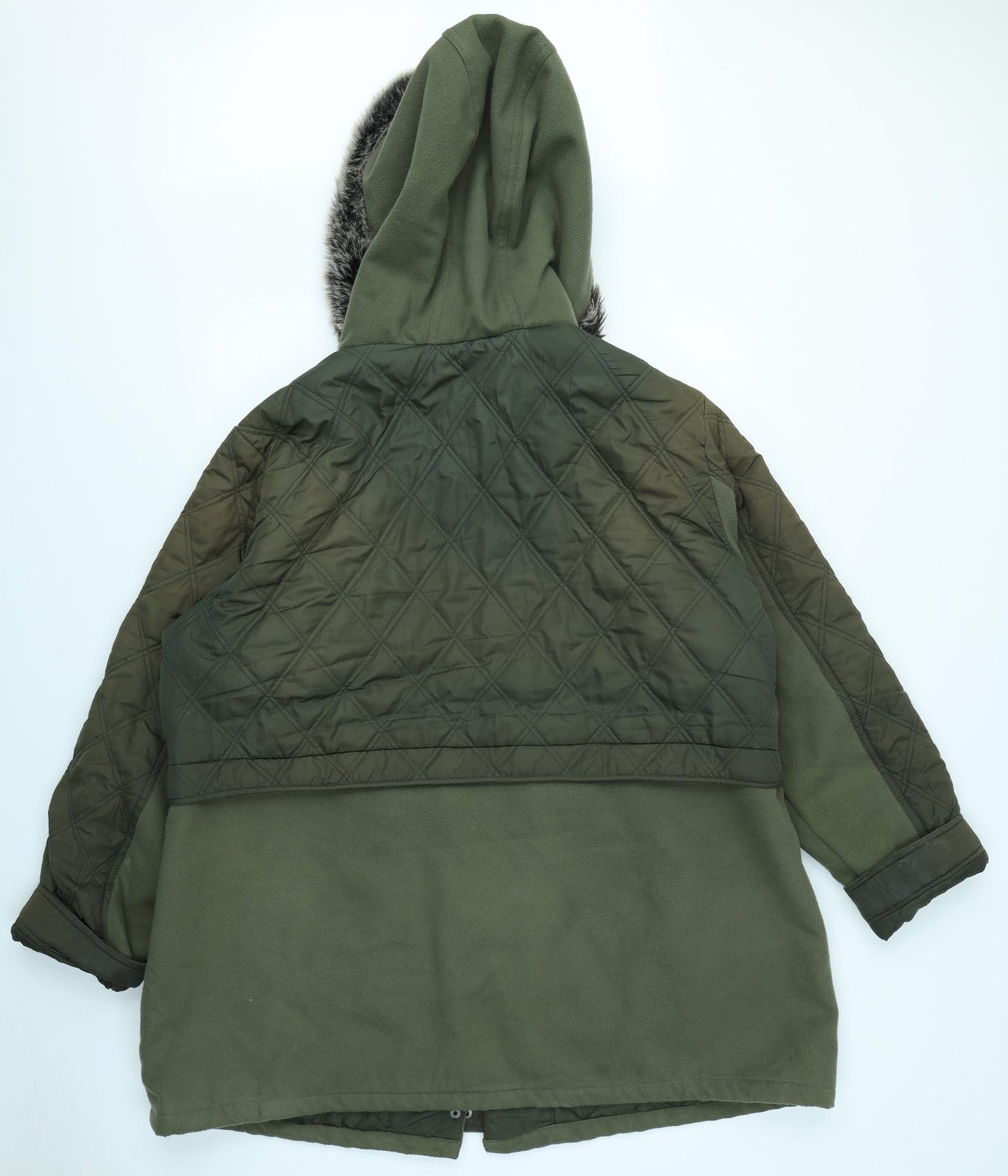 The Collection Womens Green   Overcoat Coat Size 22