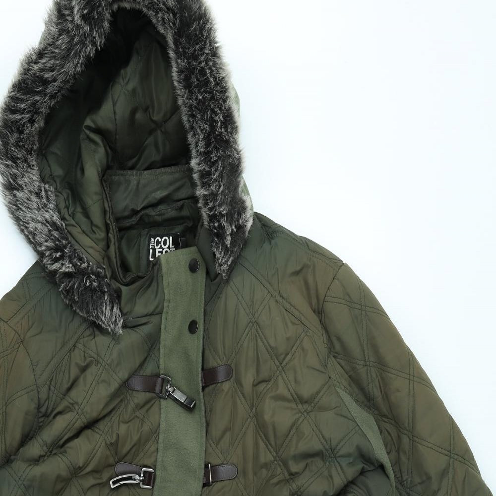 The Collection Womens Green   Overcoat Coat Size 22