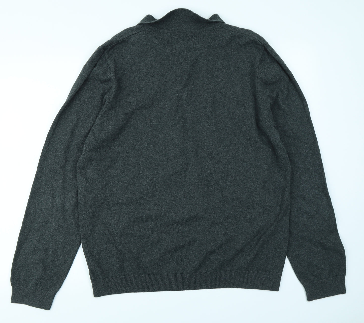 M&S Collection Mens Grey    Polo Size XL