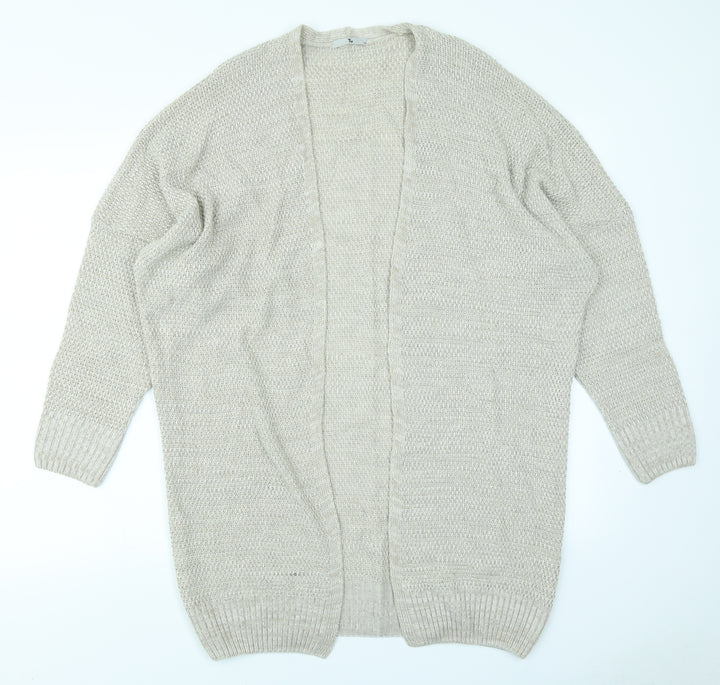 TU Womens Brown Cardigan Jumper Size 14