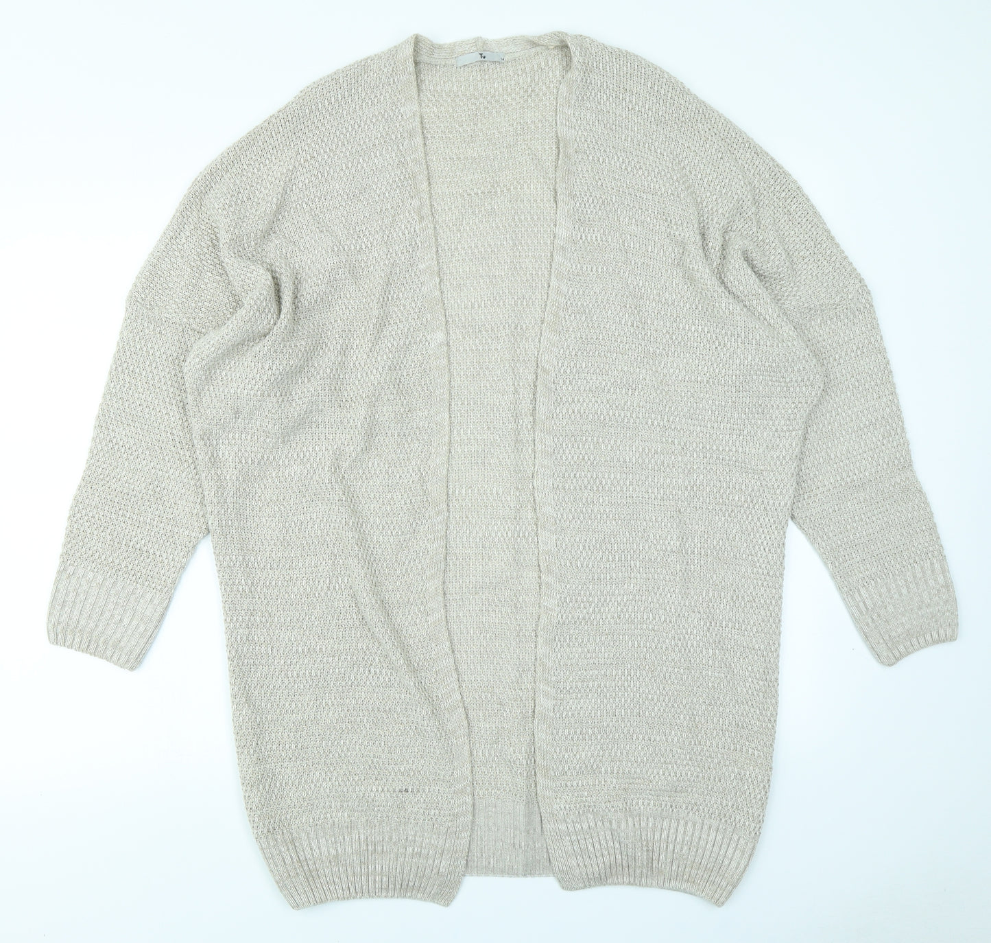 TU Womens Brown   Cardigan Jumper Size 14