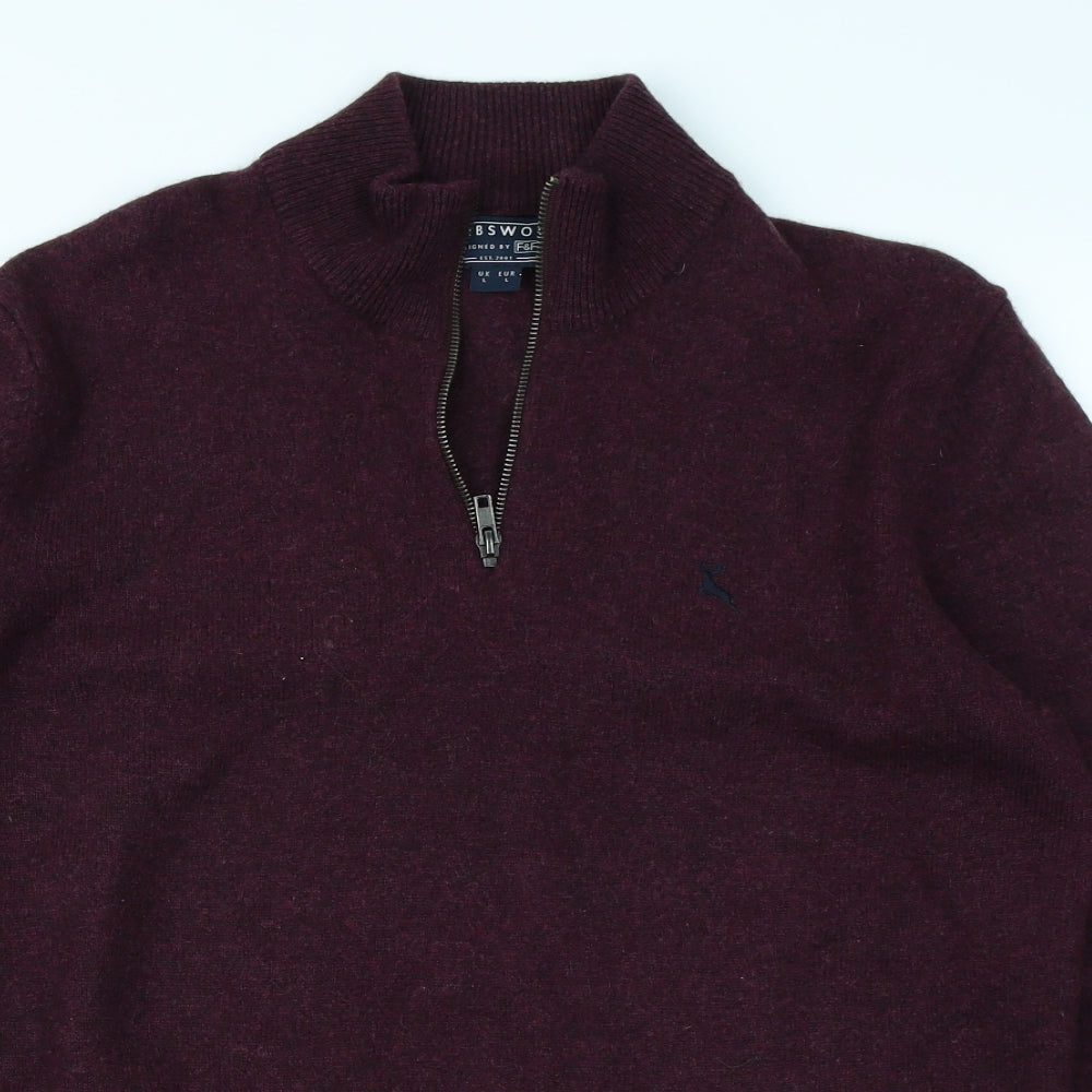 F&F Mens Purple   Pullover Sweatshirt Size L