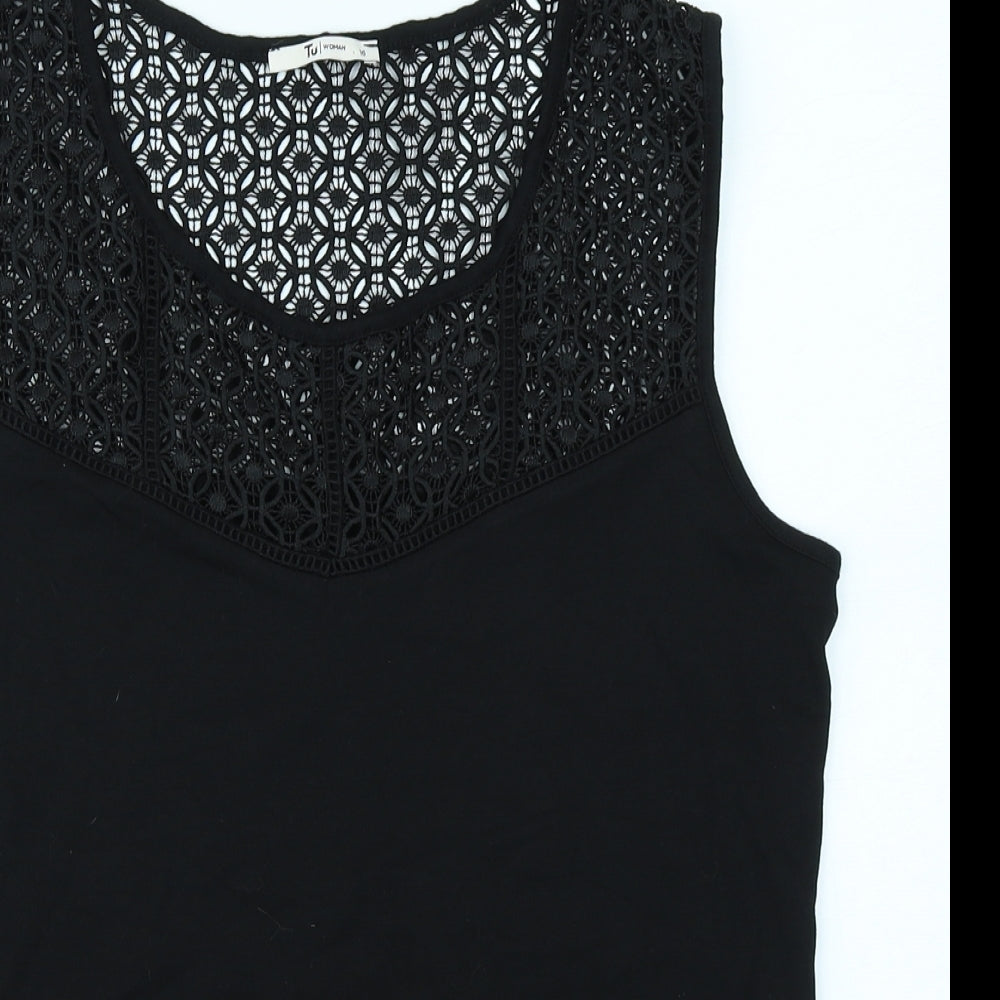 TU Womens Black   Basic Tank Size 16