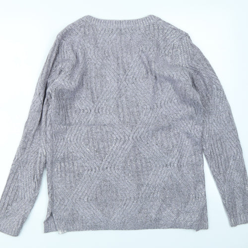 M&Co Womens Purple   Pullover Jumper Size 12
