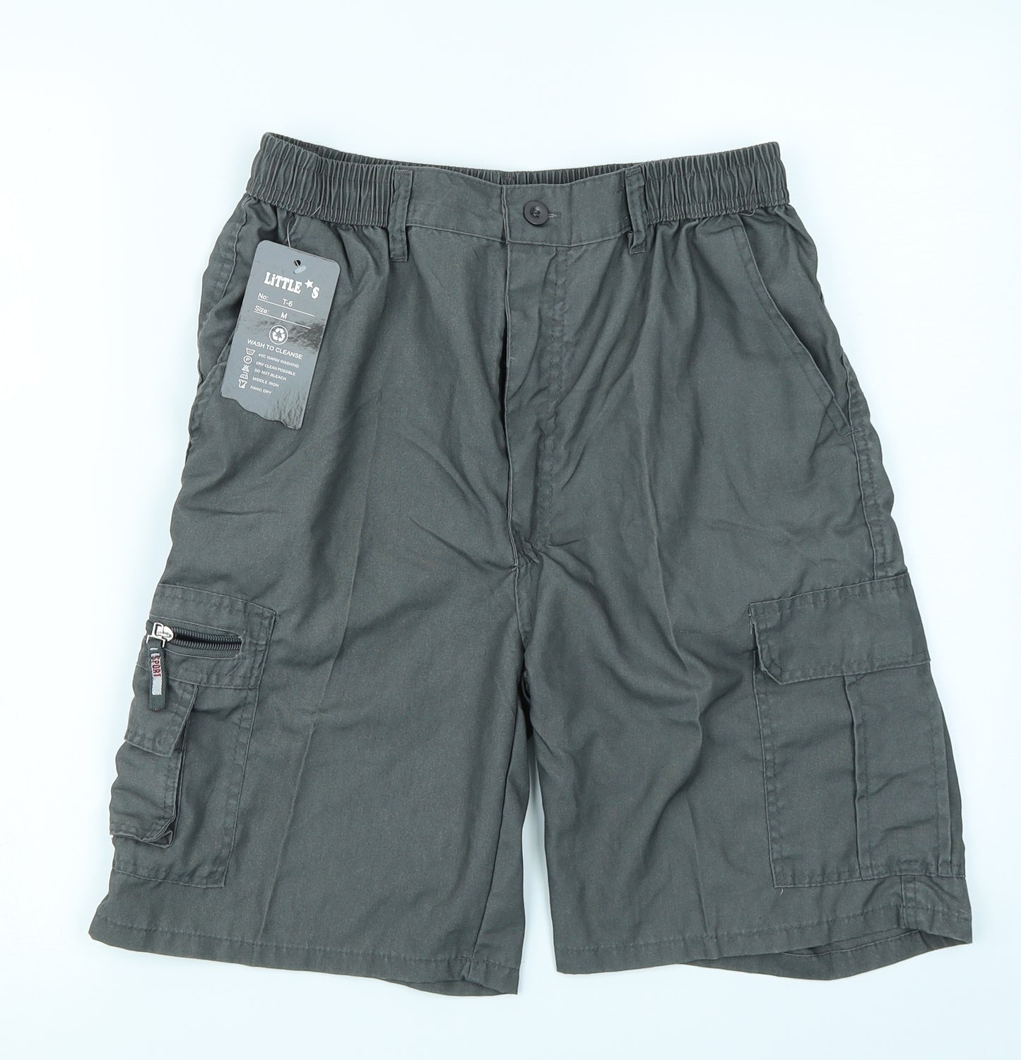 Littls's Mens Grey   Cargo Shorts Size M