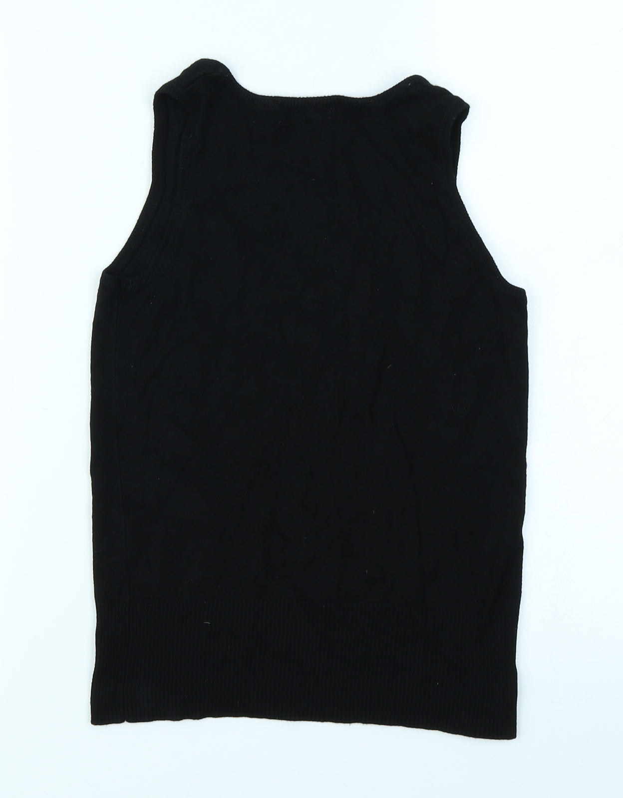 Atmosphere Womens Black  Knit Basic Tank Size 8