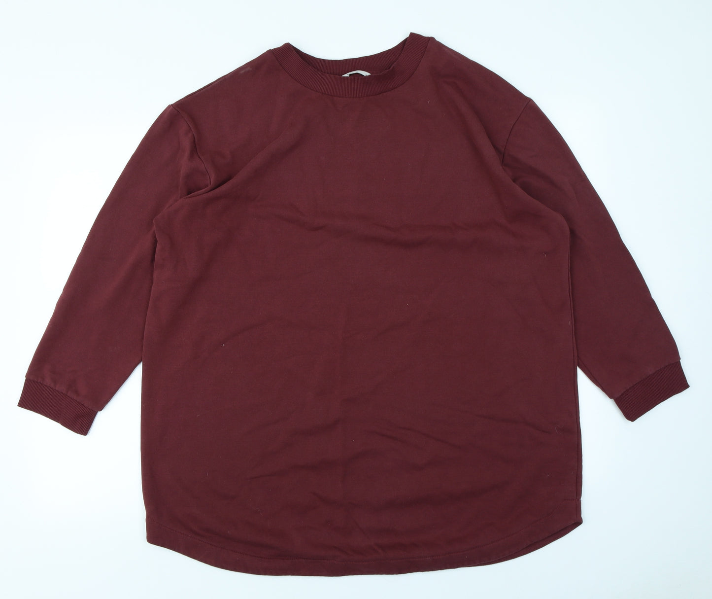 TU Womens Red   Pullover Sweatshirt Size 18