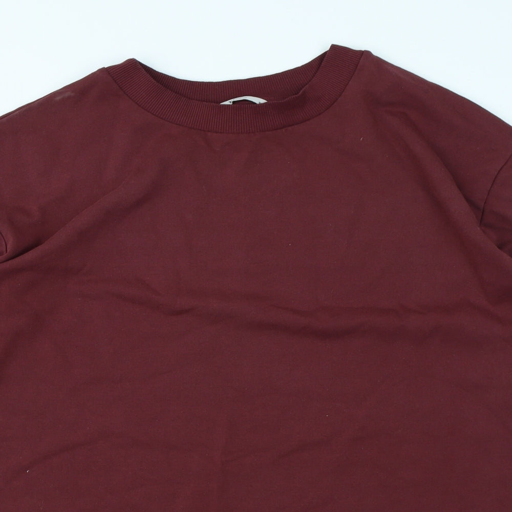 TU Womens Red   Pullover Sweatshirt Size 18