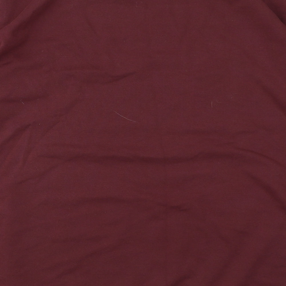 TU Womens Red   Pullover Sweatshirt Size 18