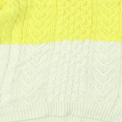 FOREVER 21 Womens Yellow   Pullover Jumper Size M