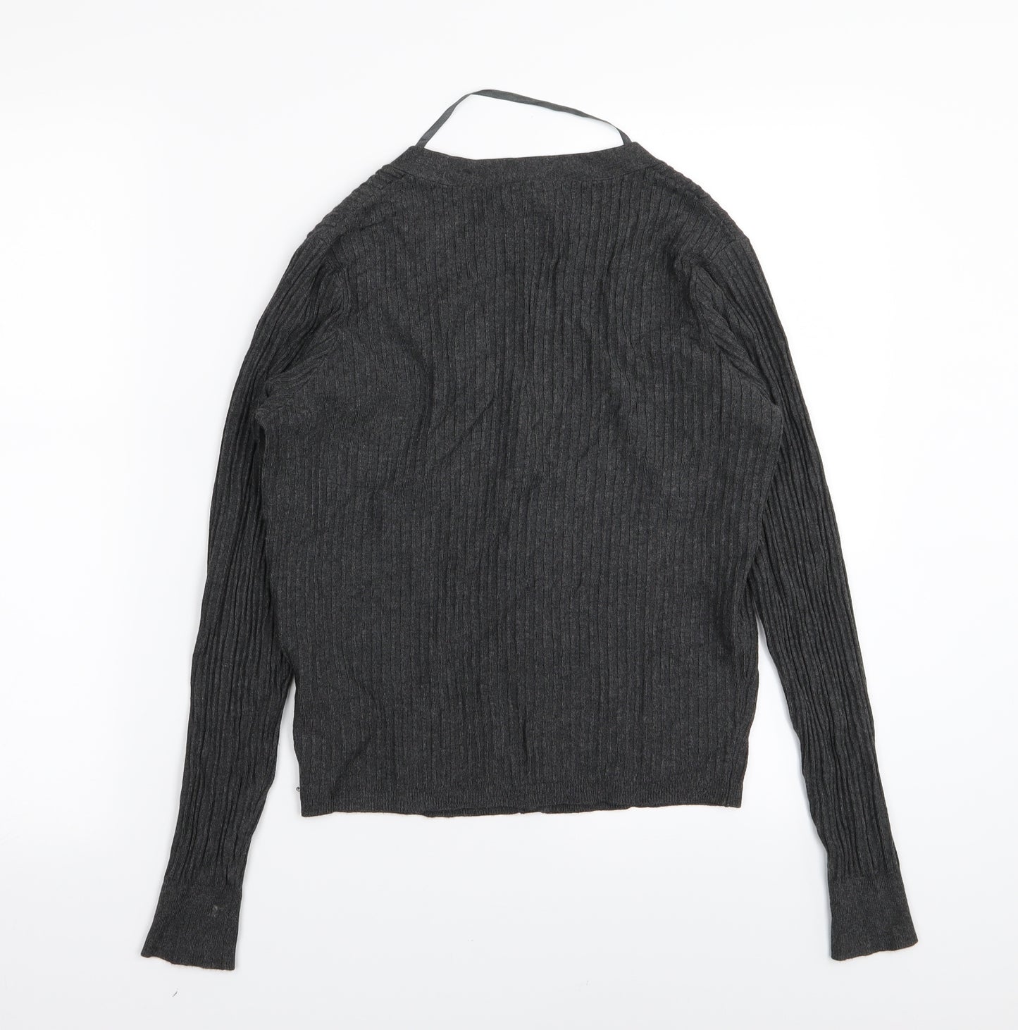 Primark Womens Grey   Cardigan Jumper Size 14