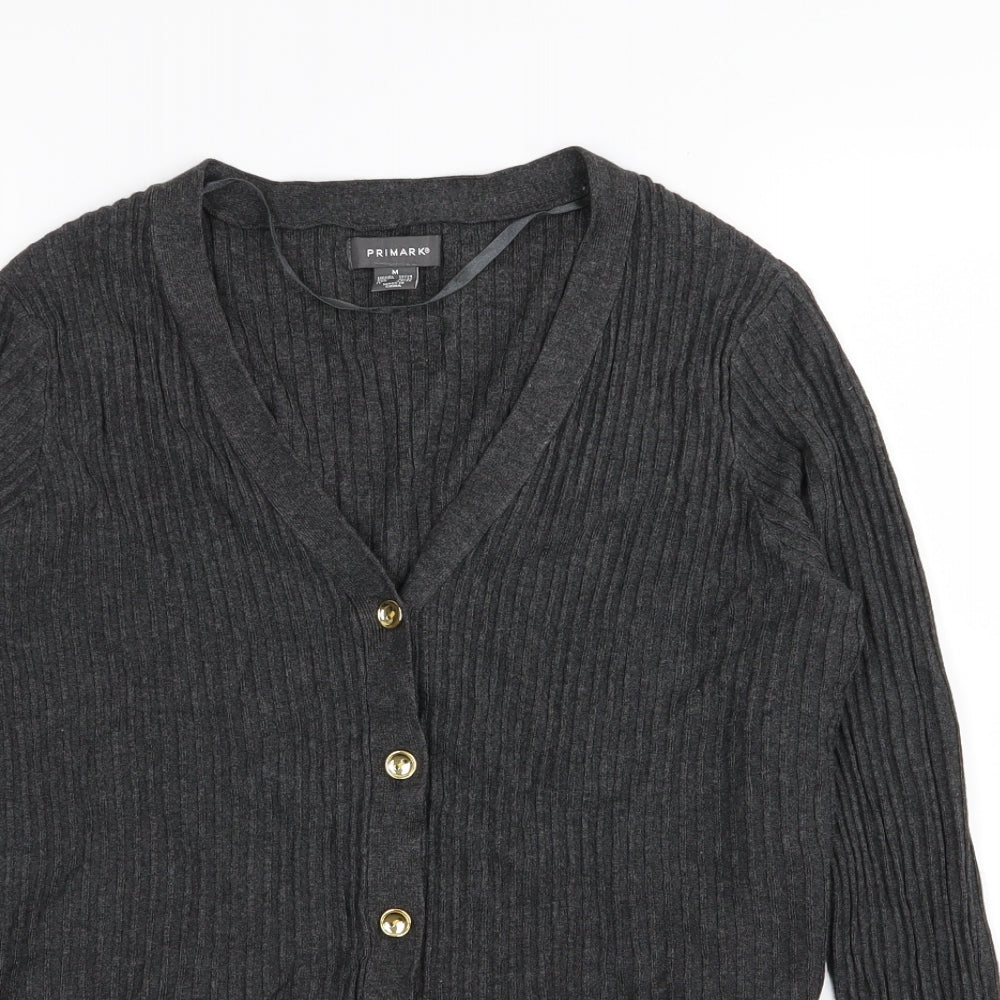 Primark Womens Grey   Cardigan Jumper Size 14