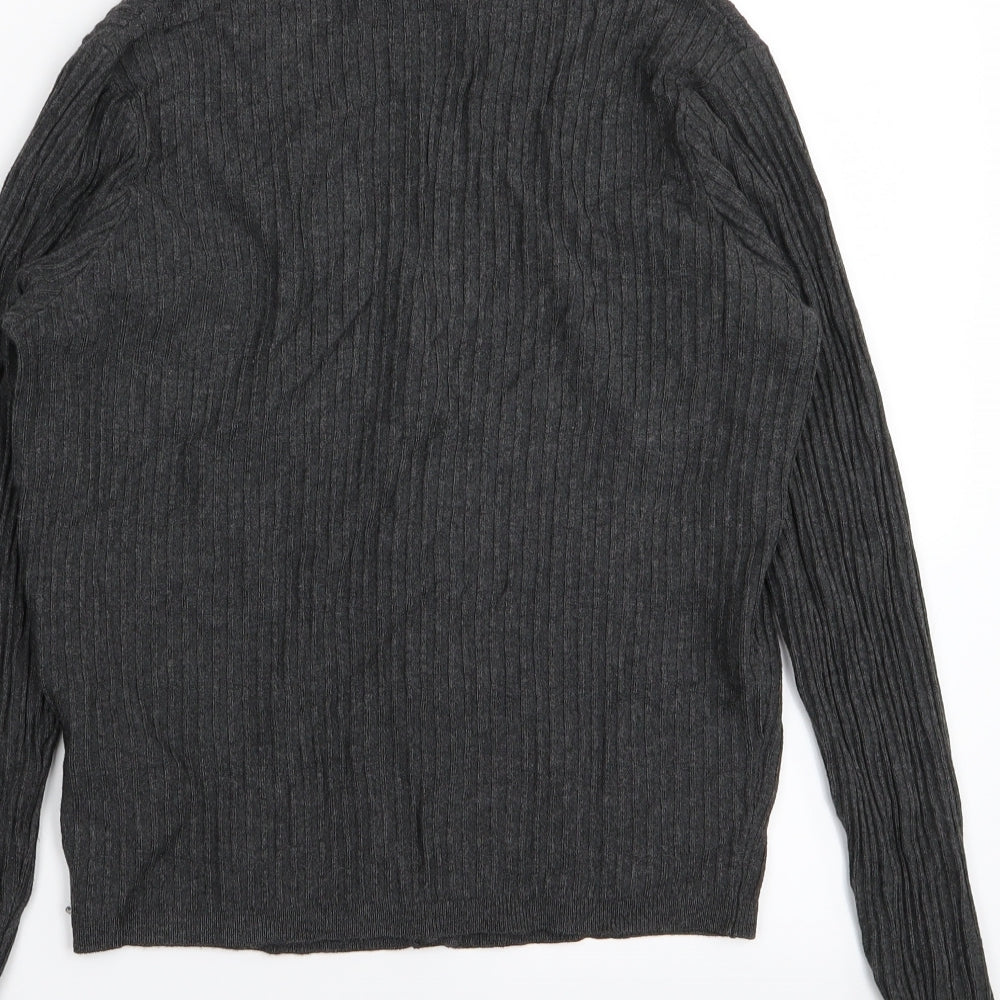 Primark Womens Grey   Cardigan Jumper Size 14