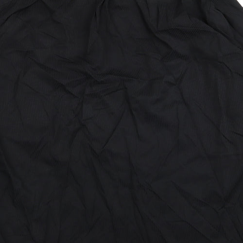 Cosma Mens Black Striped   Dress Shirt Size 40
