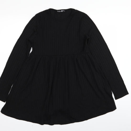 Boohoo Womens Black   Fit & Flare  Size 10