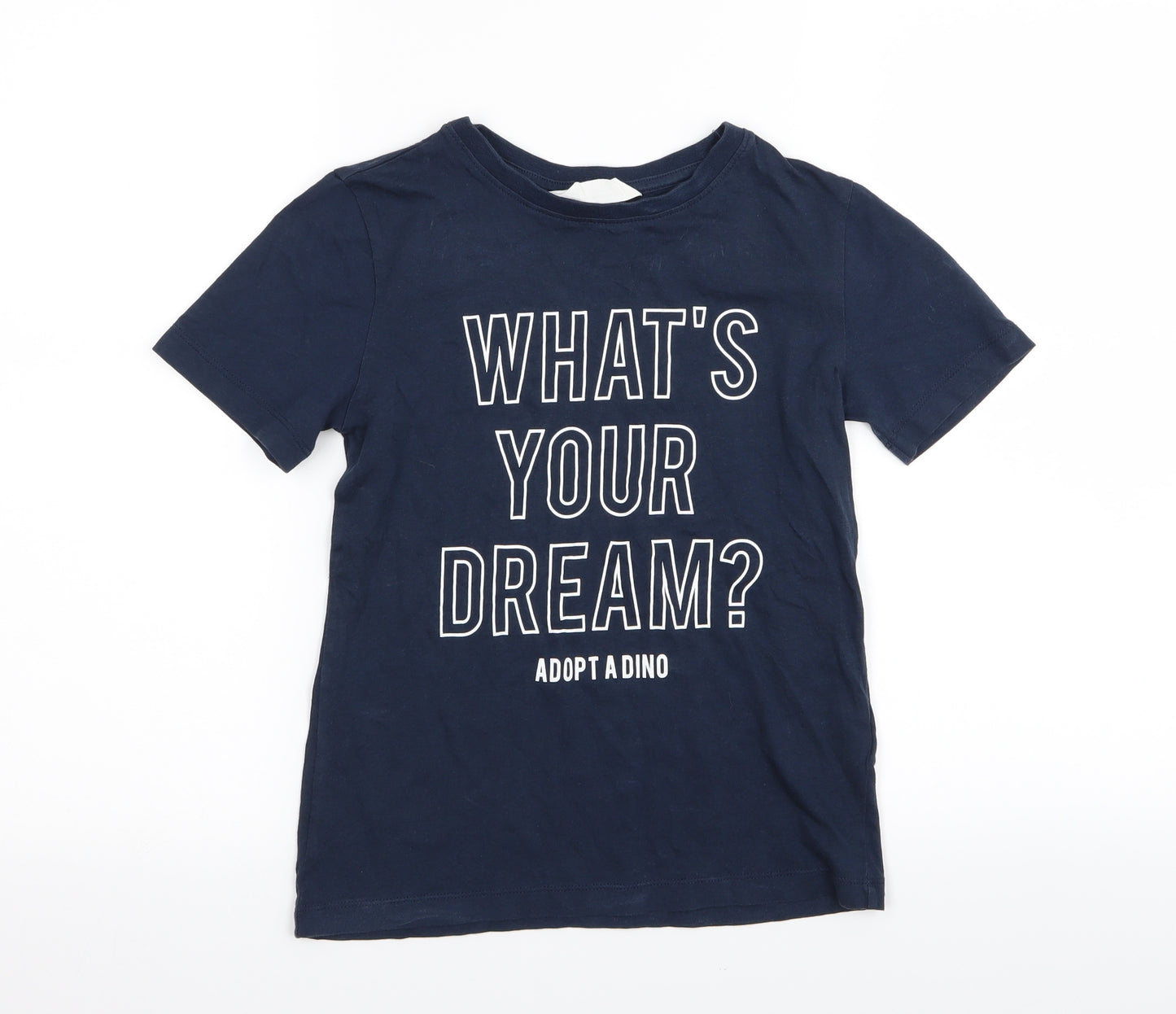 H&M Boys Blue   Basic T-Shirt Size 9-10 Years