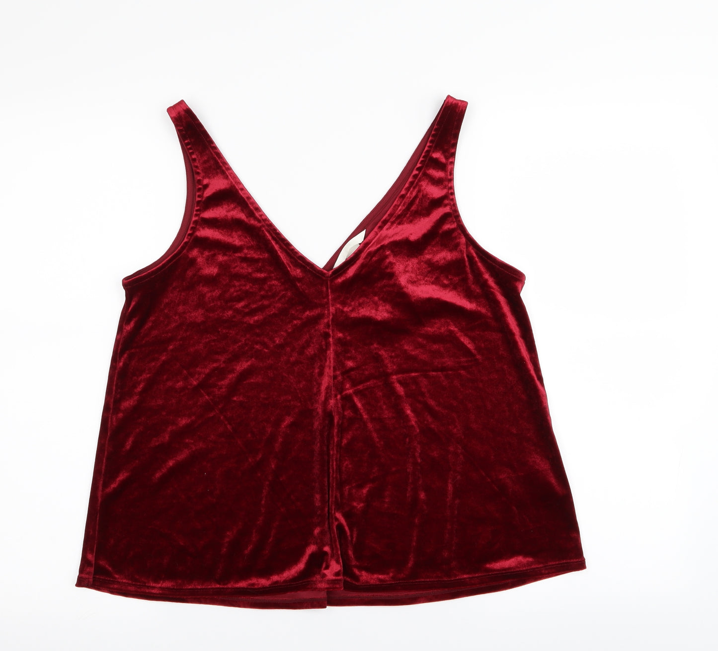 H&M Womens Red   Camisole Tank Size 6