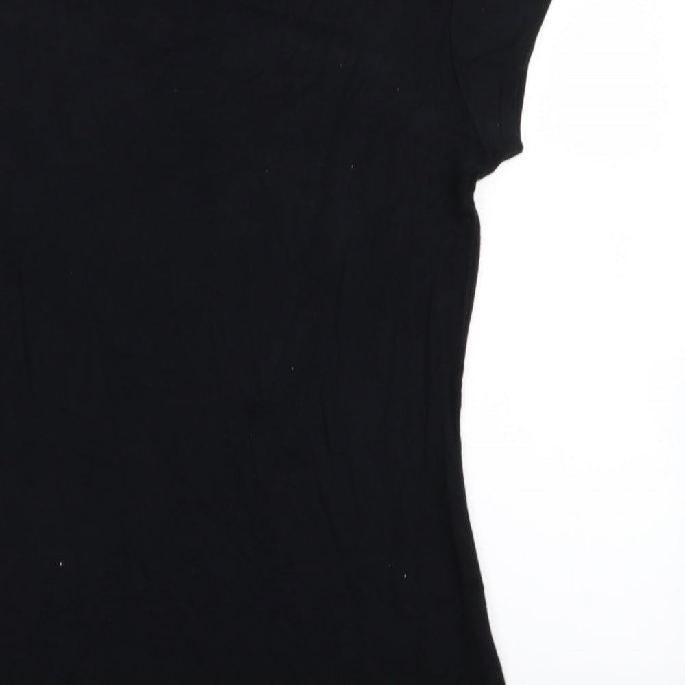 Preworn Womens Black   Basic T-Shirt Size S