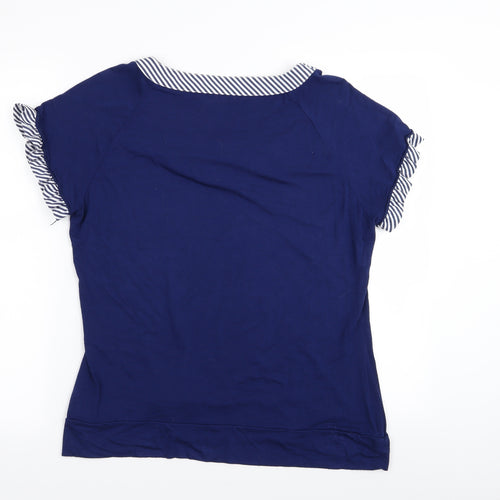 klass collection Womens Blue   Basic T-Shirt Size L