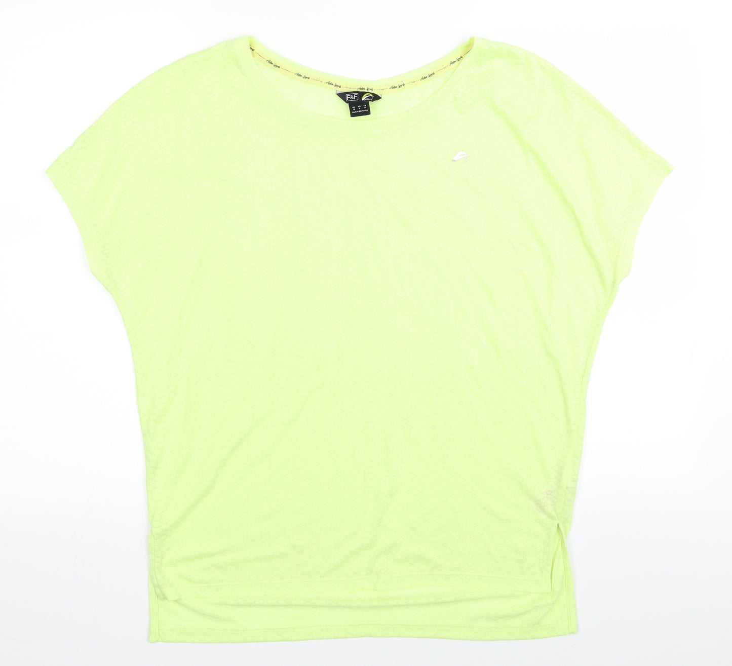 F&F Womens Green   Basic T-Shirt Size 10