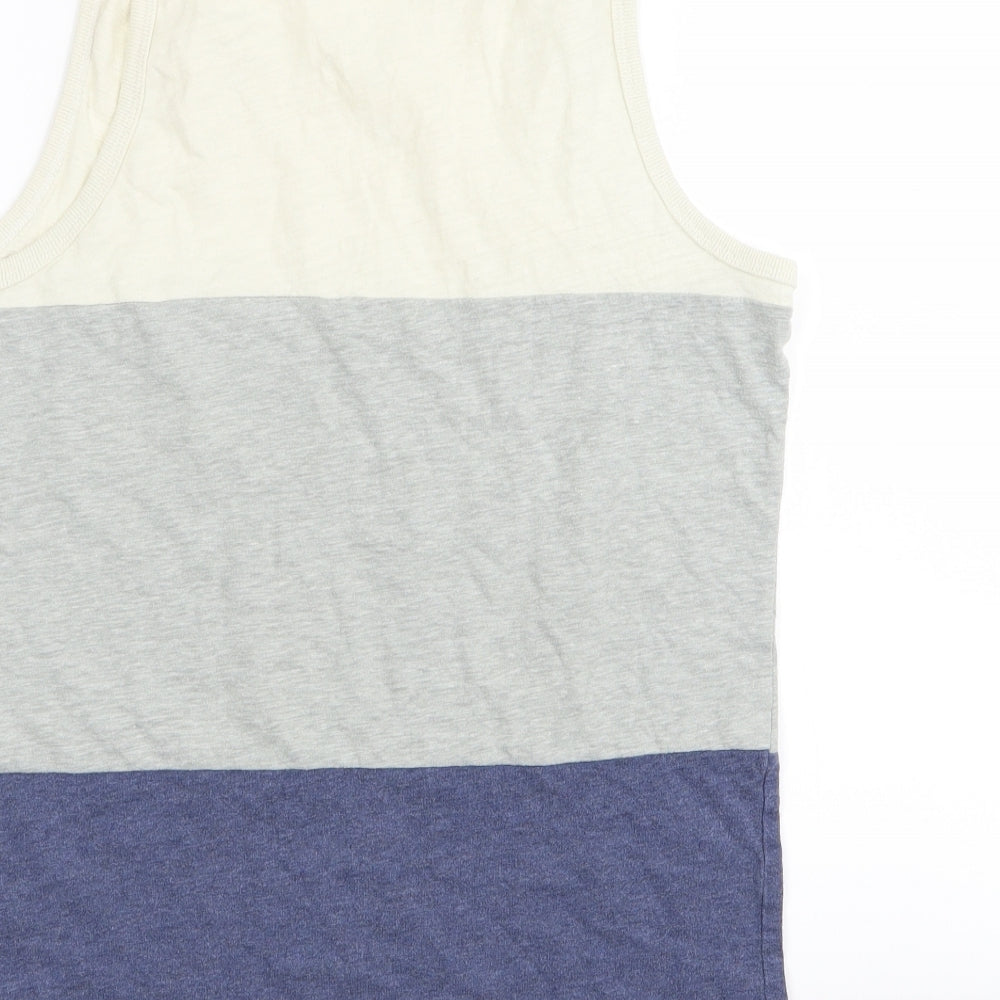 NEXT Boys Multicoloured Striped  Basic Tank Size 14 Years